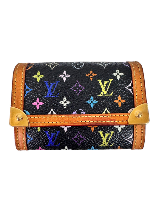 Louis Vuitton Multicolor Porte Monnaie Plat Coin Purse