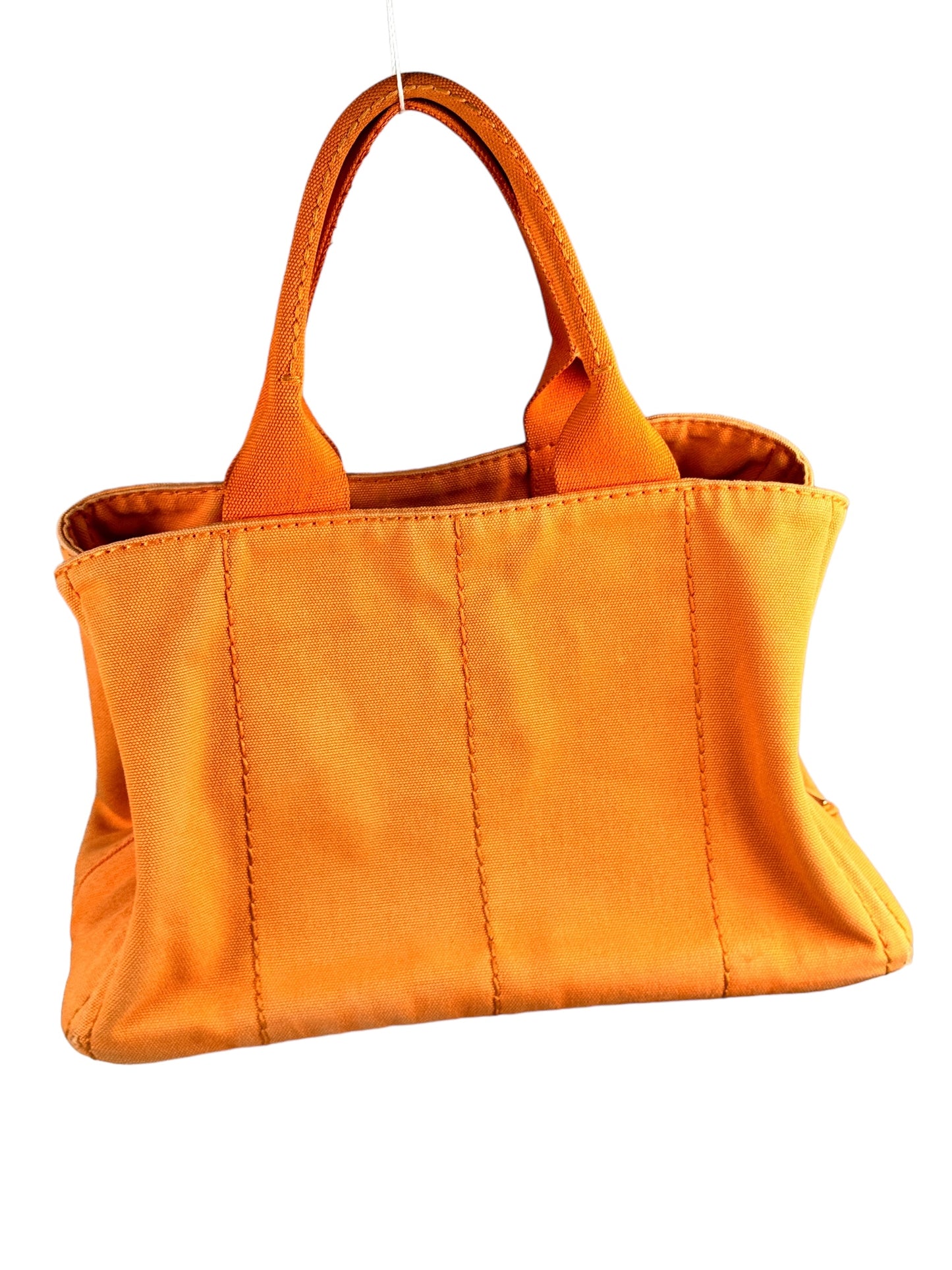 PRADA - Canapa Small Tote (Orange)