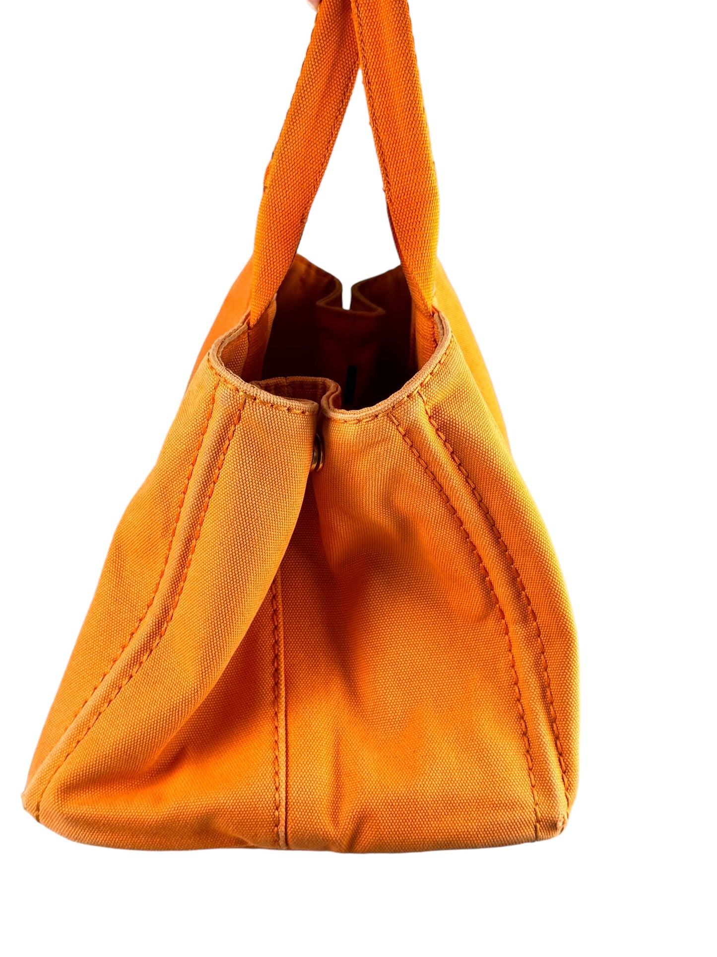 PRADA - Canapa Small Tote (Orange)