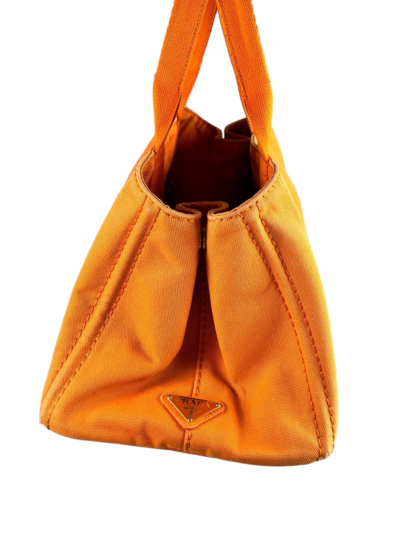 PRADA - Canapa Small Tote (Orange)