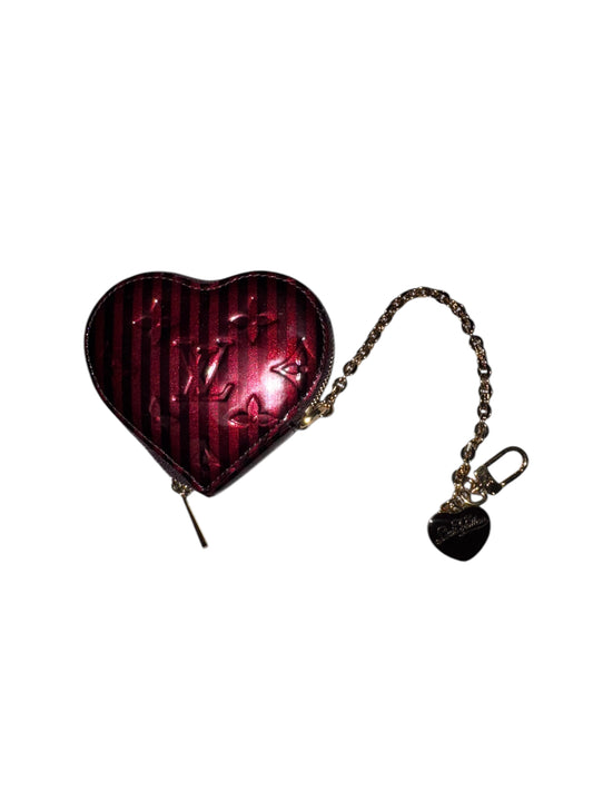 Louis Vuitton Vernis Monogram Rayeur Porte Monnaie Coeur (Heart-Shaped Coin Purse, 2011)