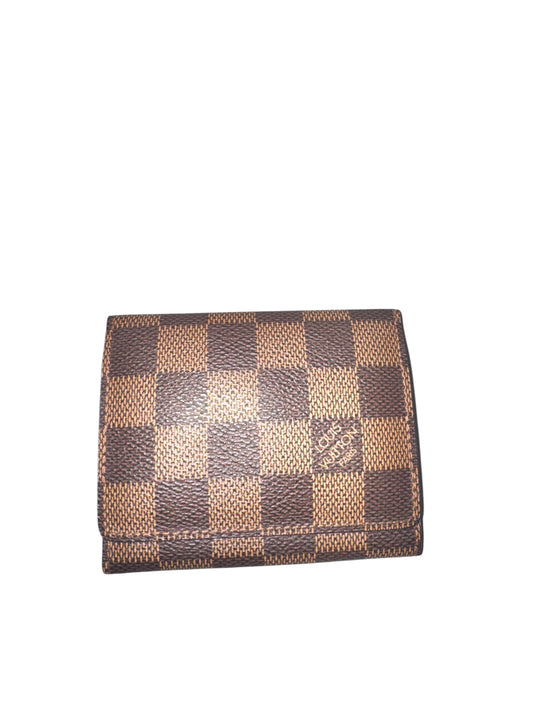 Louis Vuitton 2003 Damier Ebene Business Card Holder