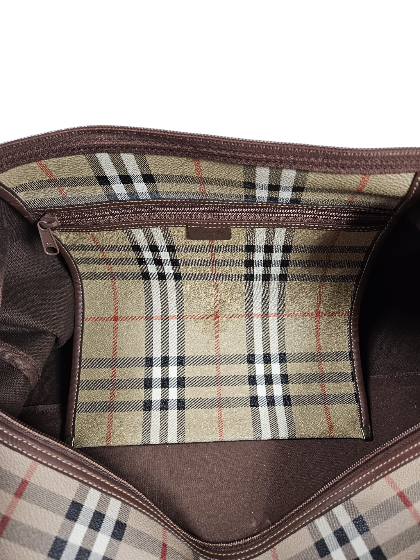 *Burberrys* Nova Check Boston Travel Bag