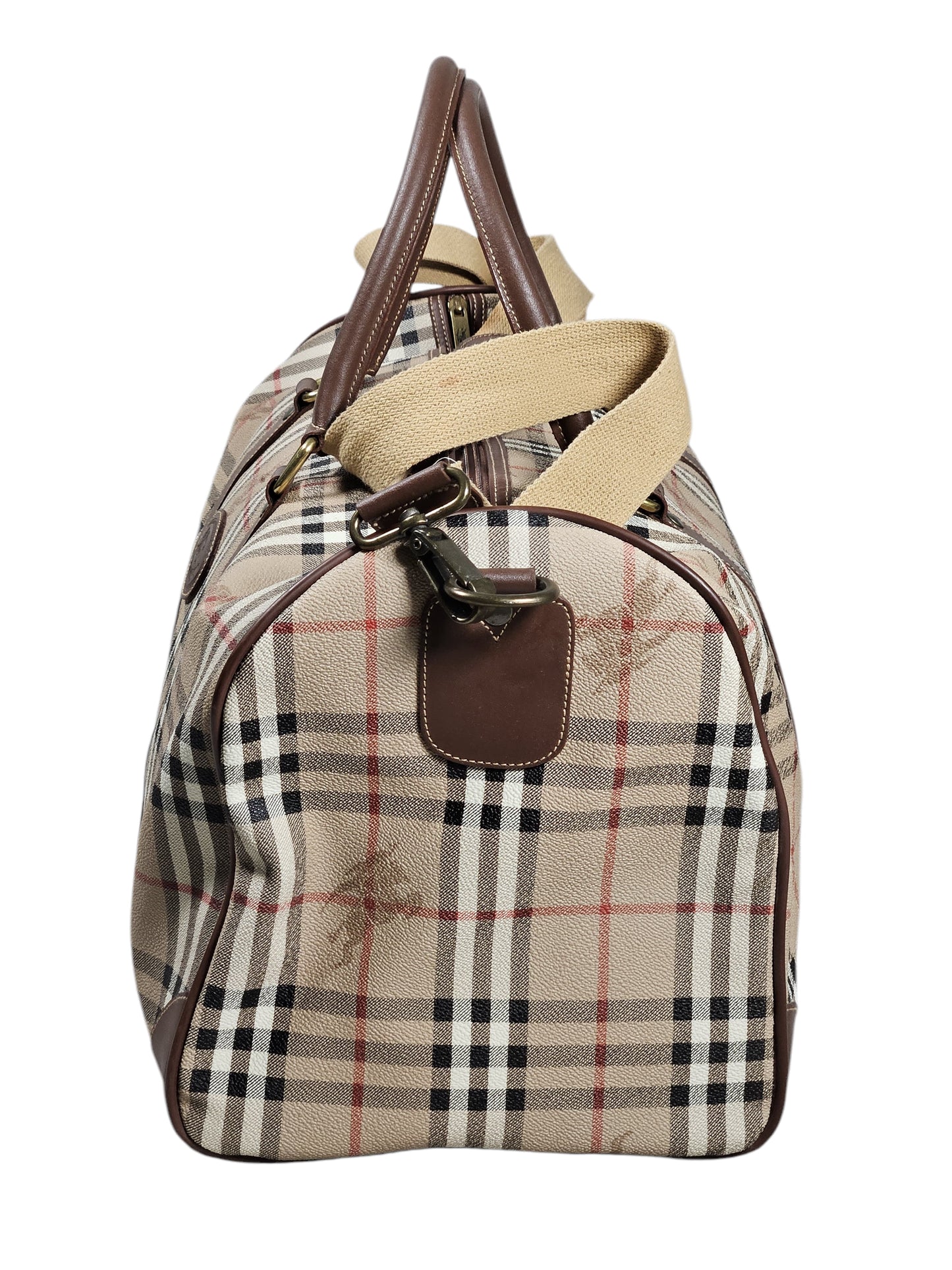 *Burberrys* Nova Check Boston Travel Bag