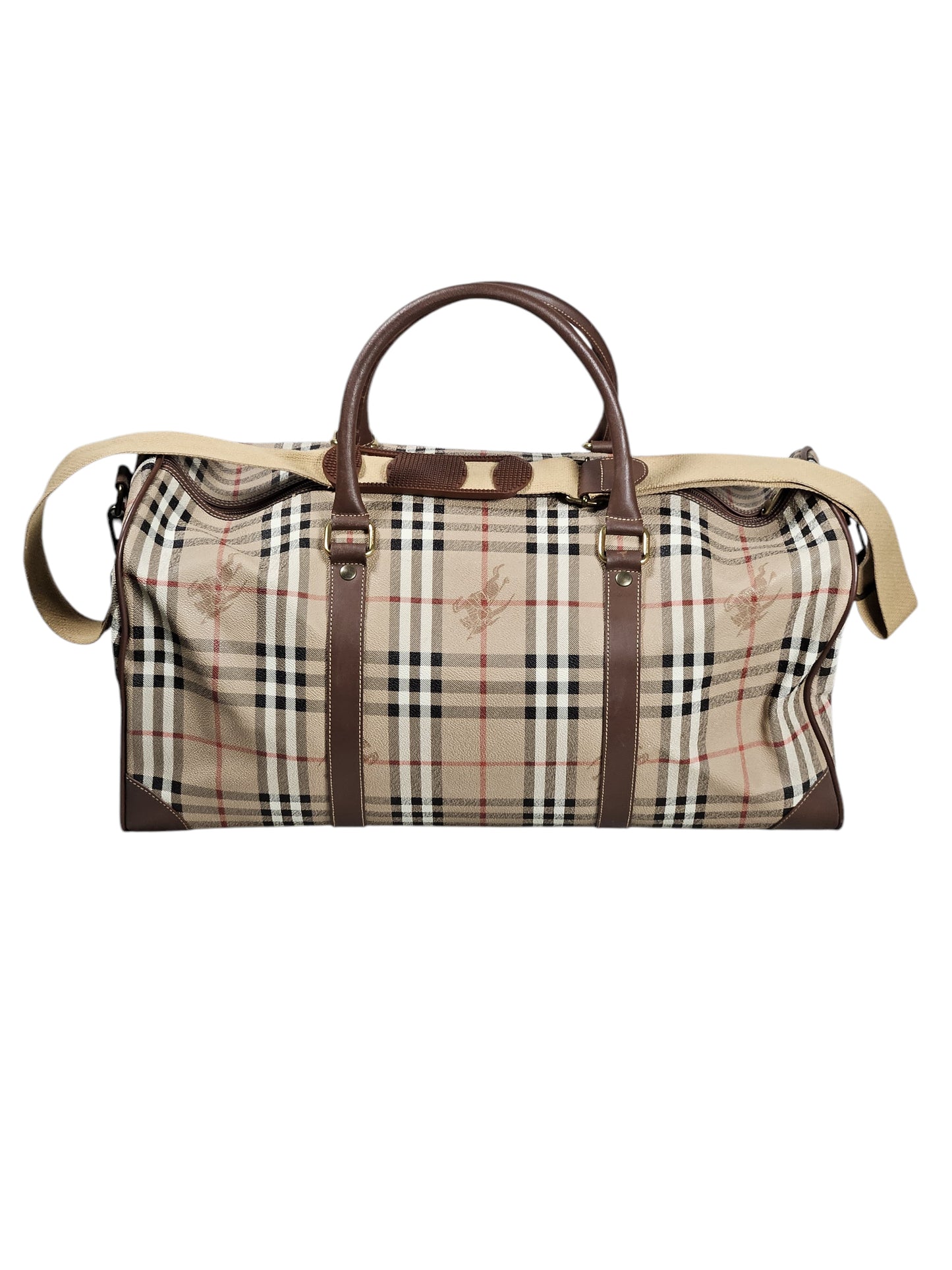 *Burberrys* Nova Check Boston Travel Bag